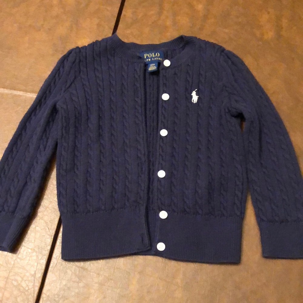 NWOT Polo Ralph Lauren cable knit cardigan sweater